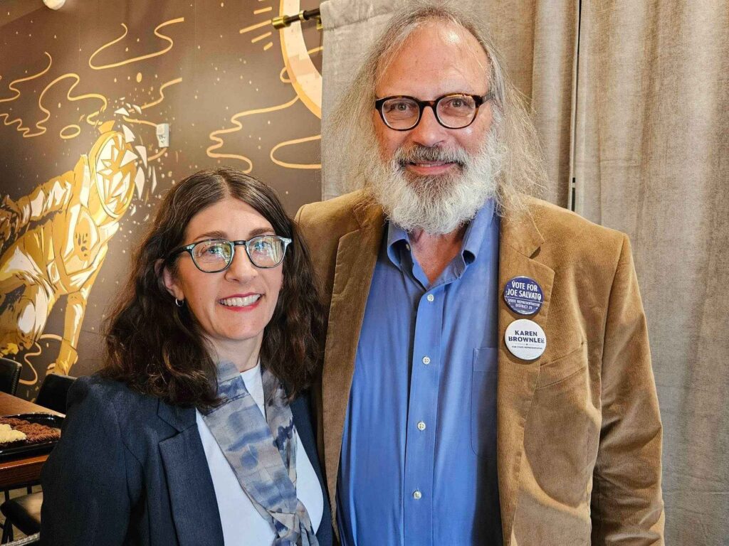 From left: Karen Brownlee, Joe Salvato